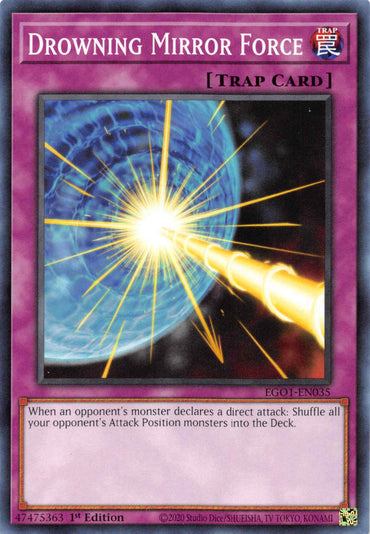 Drowning Mirror Force [EGO1-EN035] Common 