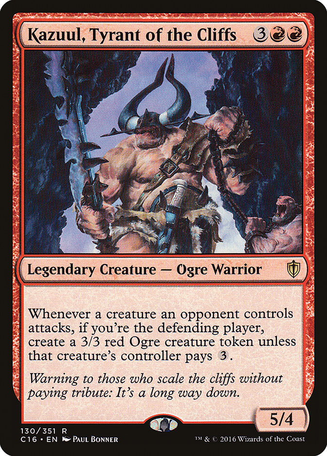 Kazuul, Tyrant of the Cliffs [Commander 2016] 