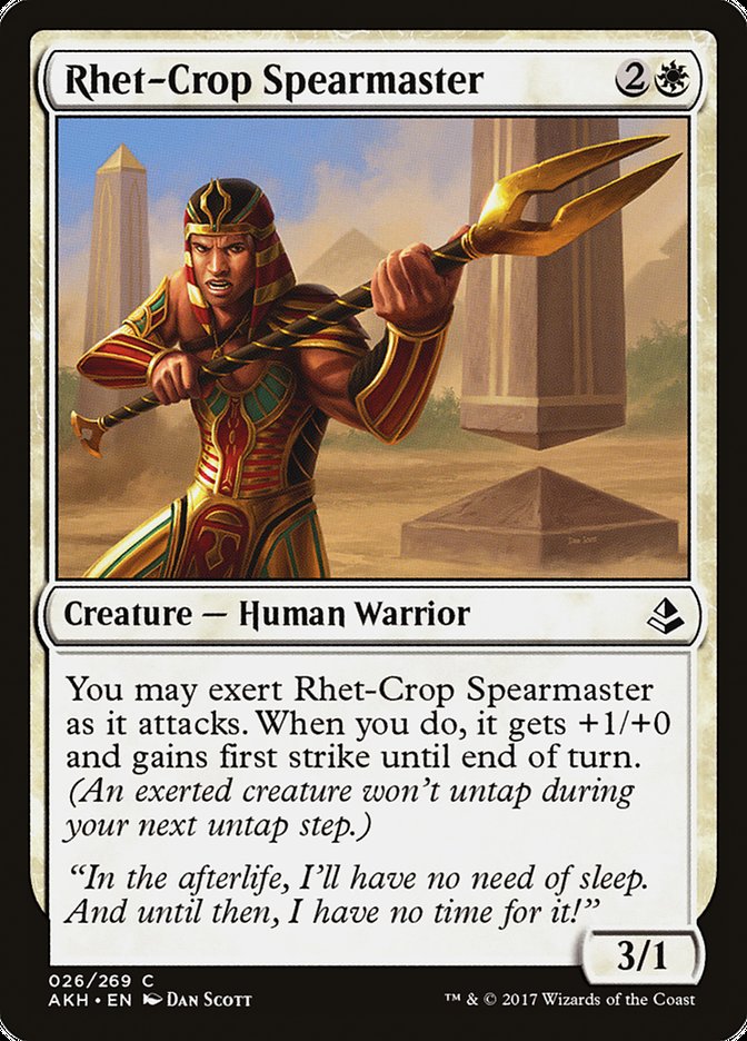 Rhet-Crop Spearmaster [Amonkhet] 