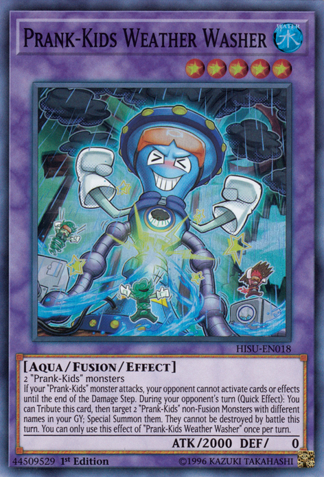 Prank-Kids Weather Washer [HISU-EN018] Super Rare 