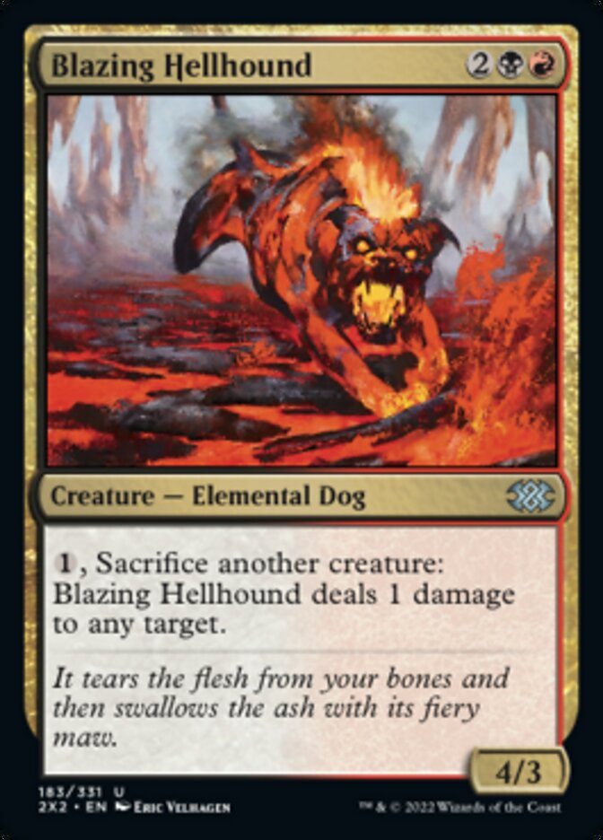 Blazing Hellhound [Double Masters 2022] 