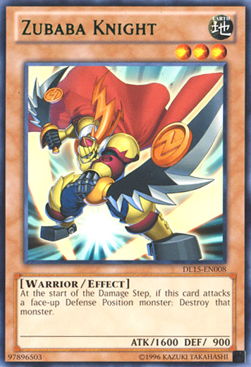 Zubaba Knight (Green) [DL15-EN008] Rare 