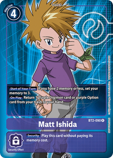 Matt Ishida [BT2-090] (Buy-A-Box Promo) [Release Special Booster Ver.1.0 Promos] 