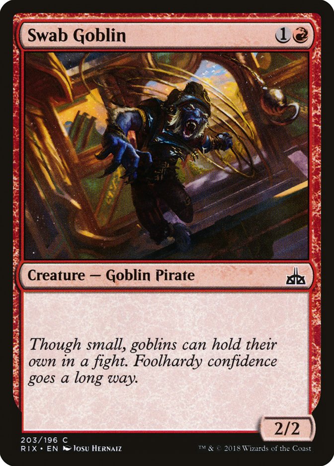 Swab Goblin [Rivals of Ixalan] 