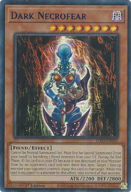 Dark Necrofear (Blue) [LDS3-EN002] Ultra Rare 