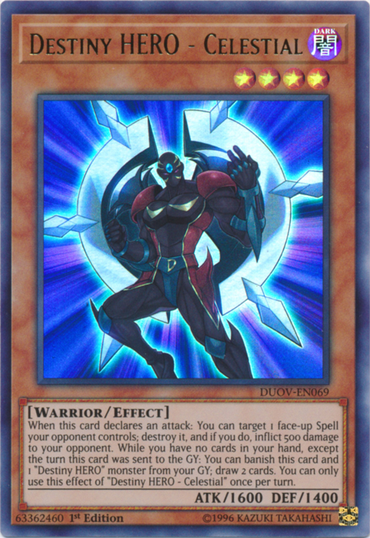 Destiny HERO - Celestial [DUOV-EN069] Ultra Rare 