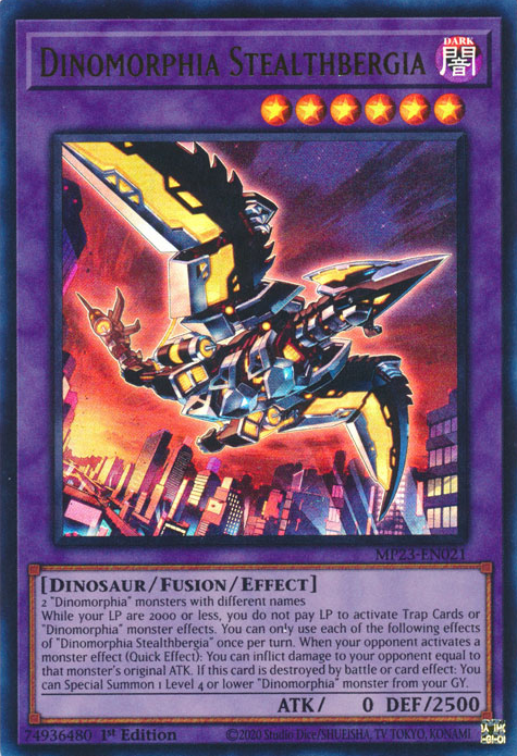 Dinomorphia Stealthbergia [MP23-EN021] Ultra Rare 