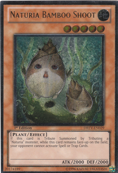 Naturia Bamboo Shoot [DREV-EN029] Ultimate Rare 