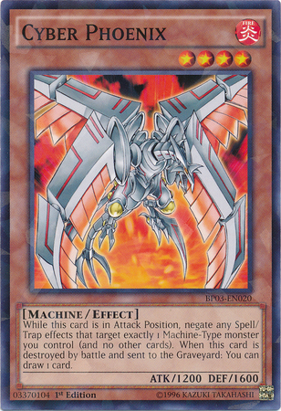 Cyber ​​Phoenix [BP03-EN020] Shatterfoil Rare 