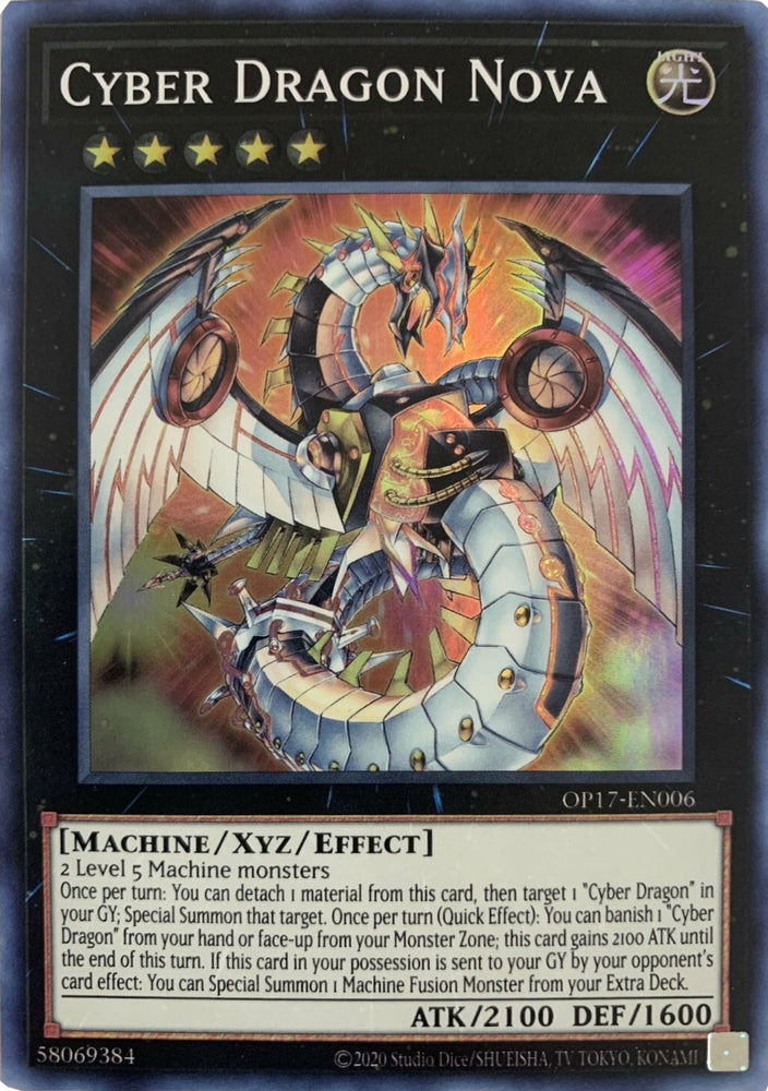 Cyber ​​Dragon Nova [OP17-EN006] Super Rare 