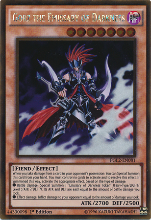 Gorz the Emissary of Darkness [PGL2-EN081] Gold Rare 