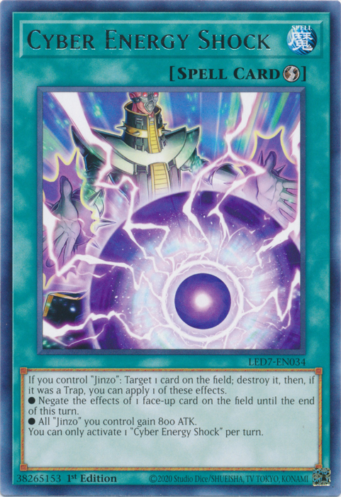 Cyber ​​Energy Shock [LED7-EN034] Rare 