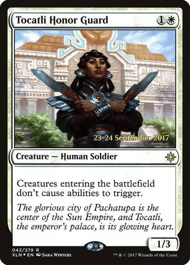 Tocatli Honor Guard [Ixalan Prerelease Promos] 