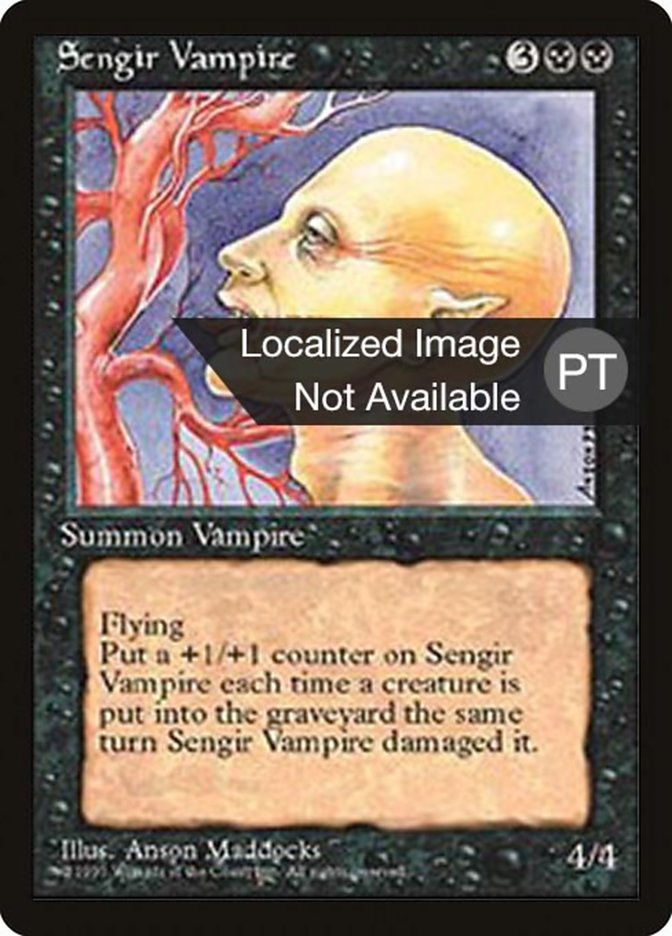 Sengir Vampire [Fourth Edition (Foreign Black Border)] 