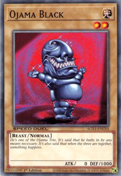 Ojama Black [SGX1-ENC03] Common 