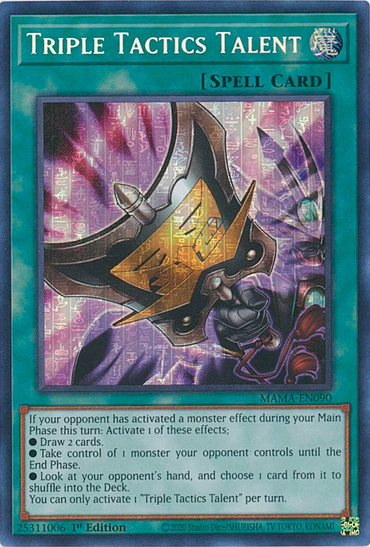 Triple Tactics Talent [MAMA-EN090] Ultra Pharaoh's Rare 
