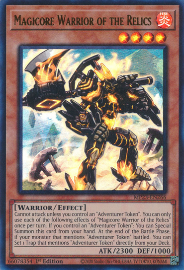 Magicore Warrior of the Relics [MP23-EN266] Ultra Rare 