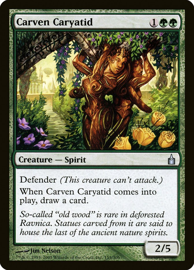 Carven Caryatid [Ravnica: City of Guilds] 