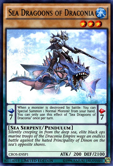 Sea Dragoons of Draconia (CROS-ENSP1) [CROS-ENSP1] Ultra Rare