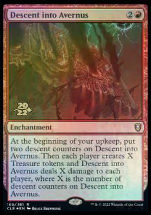 Descent into Avernus [Commander Legends: Battle for Baldur's Gate Prerelease Promos] 