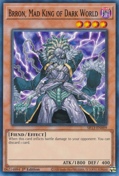 Brron, Mad King of Dark World [SR13-EN009] Common 