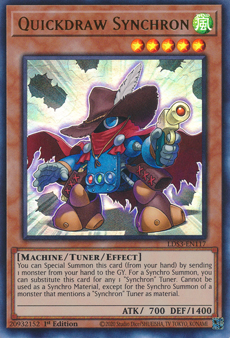 Quickdraw Synchron [LDS3-EN117] Ultra Rare 