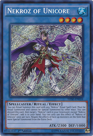 Nekroz of Unicore [THSF-EN016] Secret Rare 