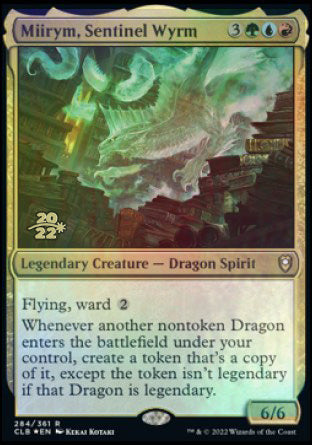 Miirym, Sentinel Wyrm [Commander Legends: Battle for Baldur's Gate Prerelease Promos] 