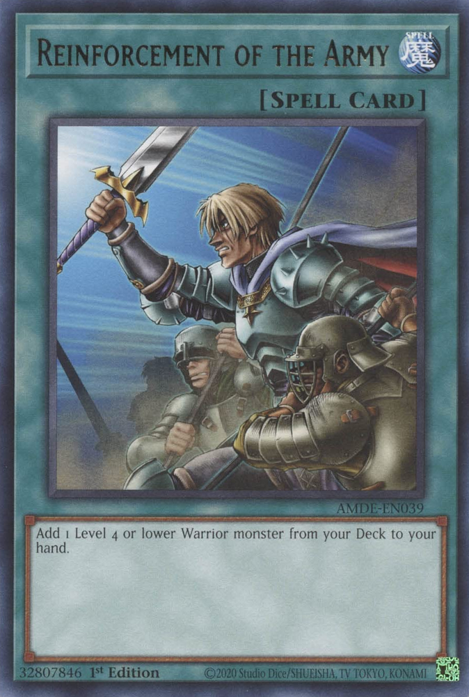 Reinforcement of the Army [AMDE-EN039] Rare 