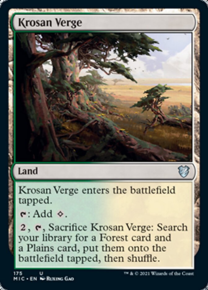 Krosan Verge [Innistrad: Midnight Hunt Commander] 