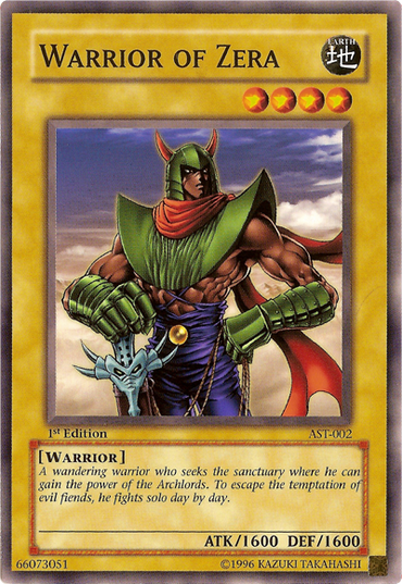 Warrior of Zera [AST-002] Common 