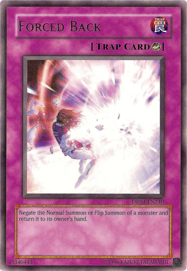 Forced Back [DR04-EN240] Rare 