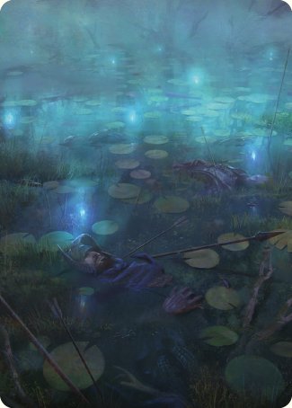 The Dead Marshes Art Card [The Lord of the Rings: Tales of Middle-earth Art Series] 