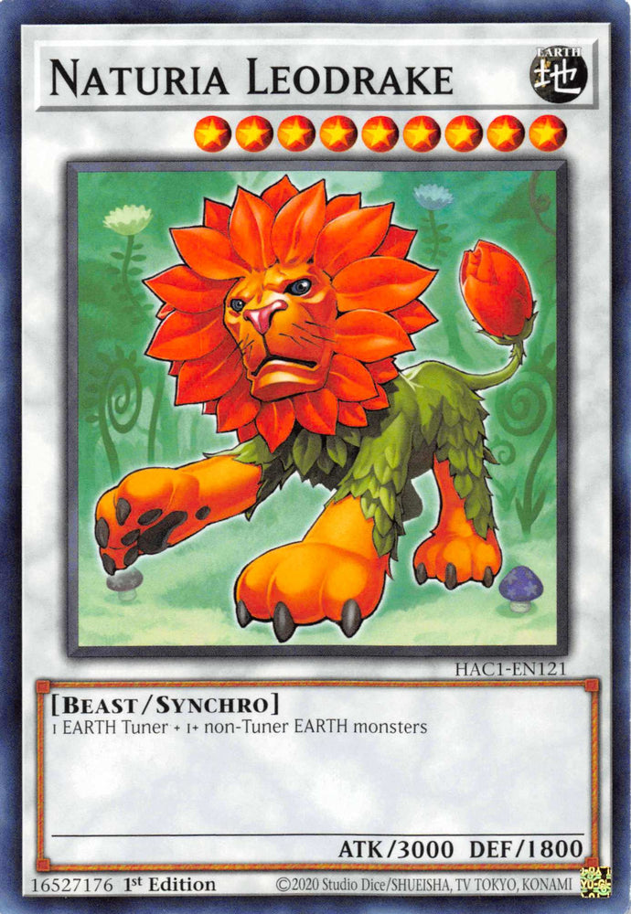 Naturia Leodrake [HAC1-EN121] Common 