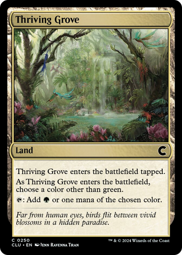 Thriving Grove [Ravnica: Clue Edition] 