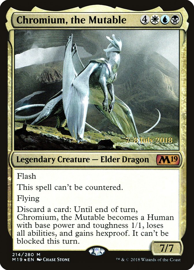 Chromium, the Mutable [Core Set 2019 Prerelease Promos] 