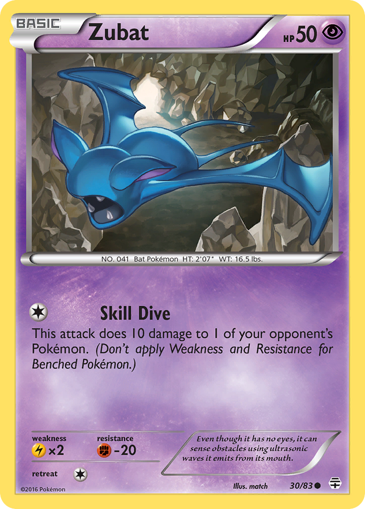 Zubat (30/83) [XY: Generations] 