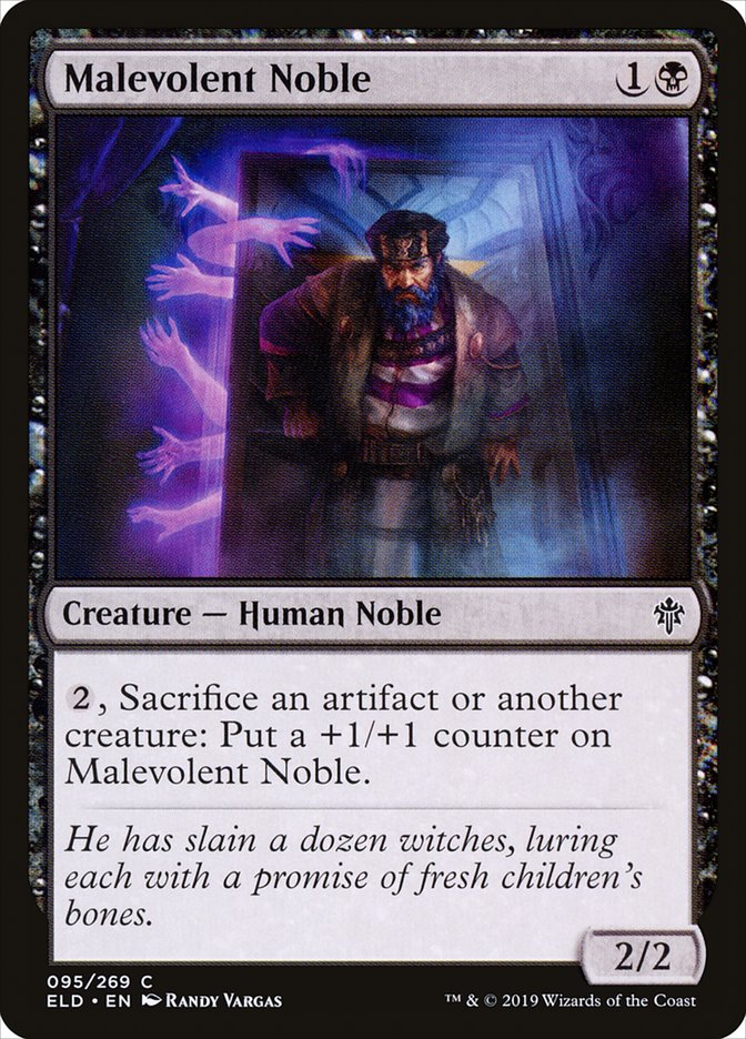 Malevolent Noble [Throne of Eldraine] 