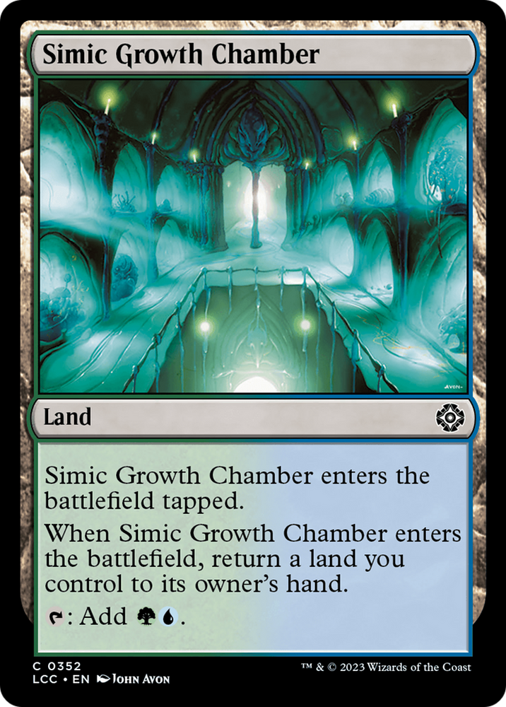 Simic Growth Chamber [The Lost Caverns of Ixalan Commander] 