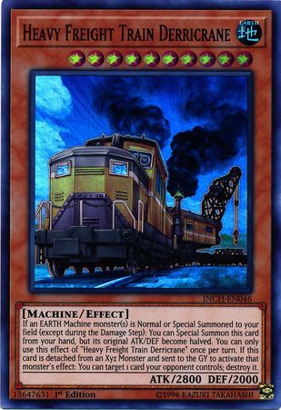 Heavy Freight Train Derricrane [INCH-EN046] Super Rare 