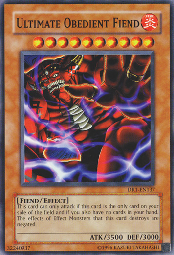 Ultimate Obedient Fiend [DR1-EN137] Common 