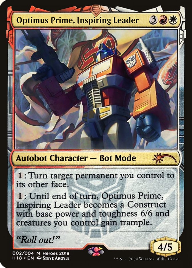 Optimus Prime, Inspiring Leader [Heroes of the Realm 2018] 