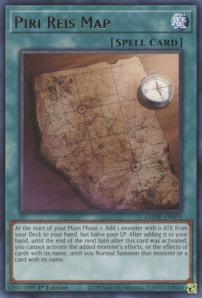 Piri Reis Map [AMDE-EN059] Rare 