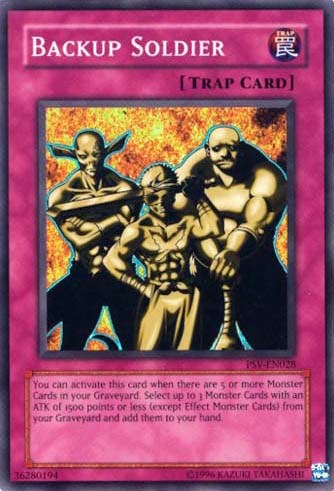 Backup Soldier [PSV-EN028] Super Rare 