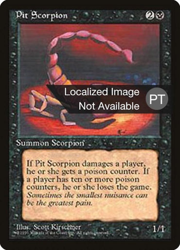 Pit Scorpion [Fourth Edition (Foreign Black Border)] 