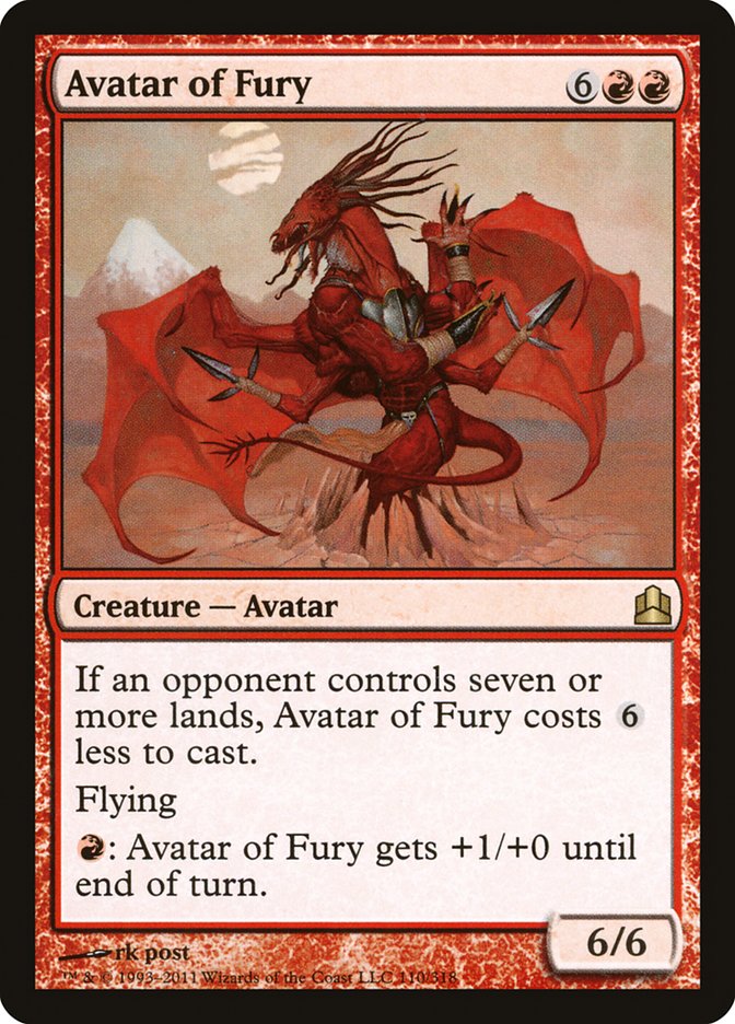 Avatar of Fury [Commander 2011] 