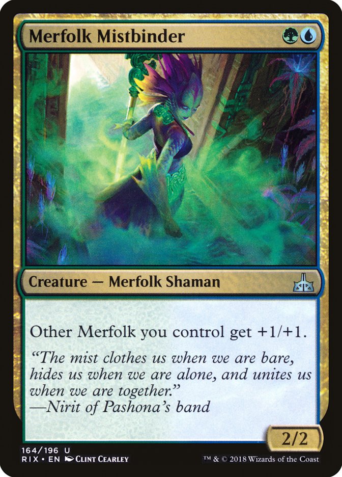 Merfolk Mistbinder [Rivals of Ixalan] 