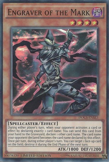 Engraver of the Mark [DOCS-ENSE3] Super Rare 