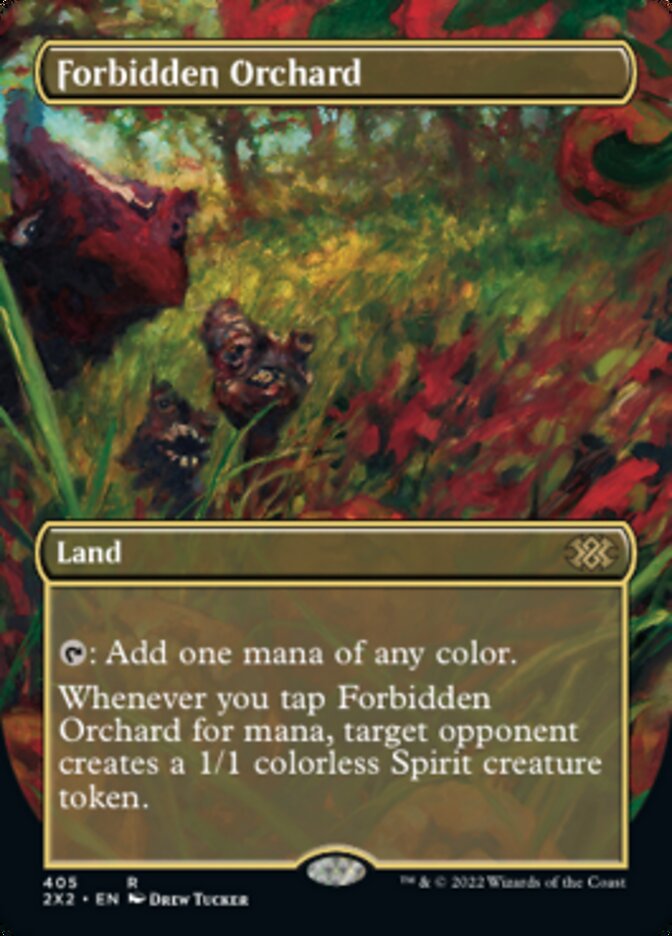 Forbidden Orchard (Borderless Alternate Art) [Double Masters 2022] 