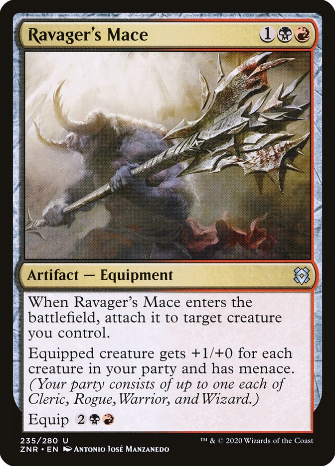 Ravager's Mace [Zendikar Rising] 